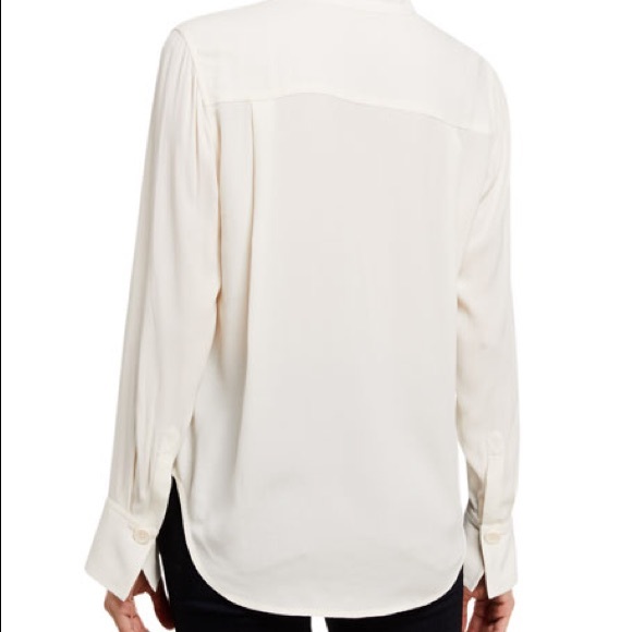 EUC Equipment Alex Ivory white Button shirt Blouse Small - Picture 3 of 9